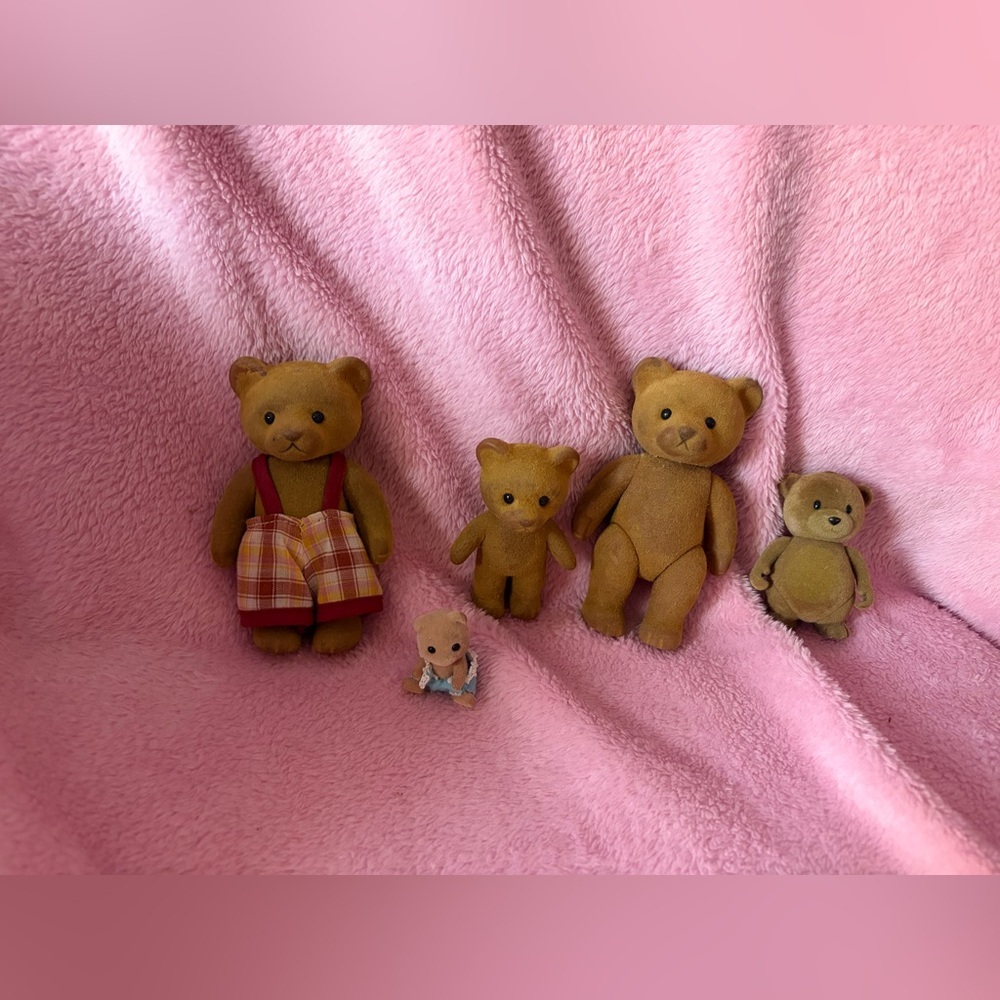 Rare vintage epoch calico critters bears